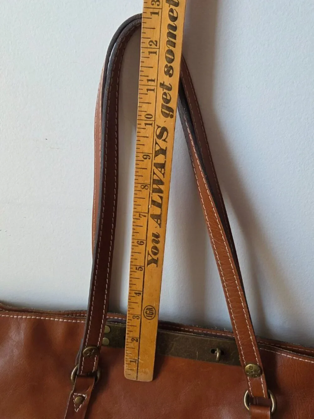 LIKE NEW PATRICIA NASH GENUINE LEATHER TOTE LARGE